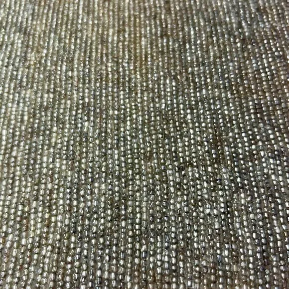 Vintage Heavy Beaded Table Runner Dining Decor 30”x 14 1/2” Bronze Gold Beading - Picture 10 of 16